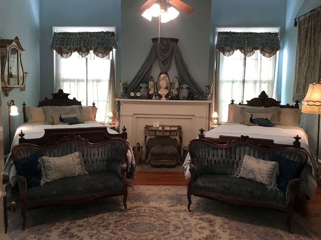 Bedroom with two queen beds